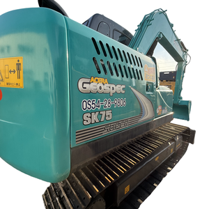 Kobelco Mini Excavadora sobre orugas SK75 SK55sr SK60 SK70 Japón 5ton 7ton Motor Bomba de engranajes Core Precio barato para la venta - Product Image 1