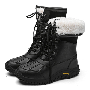 <span class=keywords><strong>Botas</strong></span> de nieve de nuevo estilo de Invierno para <span class=keywords><strong>mujer</strong></span> para caminar al aire libre escalada de campo traviesa impermeable montañismo impermeable PU térmico - Product Image 5