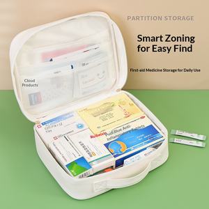 Trousse de Premiers Soins Polyvalente pour la Maison et la <span class=keywords><strong>Famille</strong></span>, Kit d'Urgence Médicale avec Fermeture Éclair - Product Image 3