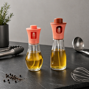 Botella de Vidrio para Rociar Aceite de Cocina de 200 ml y 300 ml, Botella Rociadora de Aceite de Oliva para Accesorios de Cocina - Product Image 1
