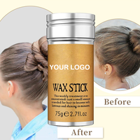 Expédition rapide bâton de cire pour cheveux logo personnalisé bâton de cire pour la coiffure bâton de cire pour la coiffure sans frisottis
