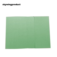 Porte-documents extensible en carton A4 de haute qualité, écologique, populaire, durable, vert vif, personnalisé, de la marque Skywingproduct