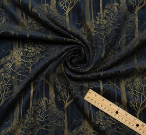 Tissu d'ameublement imprimé bambou forestier au mètre, velours Holland, satin, lin, toile, velours Matty Celosia pour canapé - Product Image 3