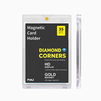 Étui magnétique transparent en plastique pour cartes de sport, de basketball et de TCG, support magnétique pour cartes à collectionner