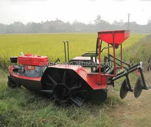 Высококачественный трактор с кубиками на рисовом поле для продажи, сельскохозяйственная техника, многофункциональное оборудование для рисового завода