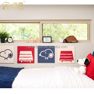 Paneles acústicos de dibujos animados suaves y cómodos <span class=keywords><strong>Snoopy</strong></span> 9Mm Venta caliente Precio de fábrica Paneles de pared Pegatinas de pared ligeras portátiles - Product Image 2