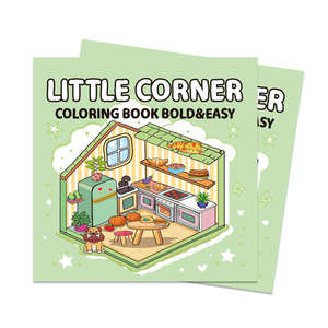 Little Corner Coloring Book Adultos para niños y adolescentes Diseños súper lindos de espacios acogedores para la relajación (Cozy Spaces Coloring) - Product Image 4