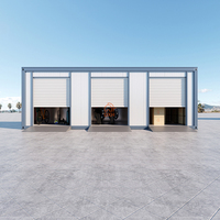Garage et abri de stockage préfabriqués isolés 3-en-1 à faible coût, personnalisables et mobiles, en kit plat