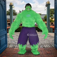 Costume de Mascotte Gonflable Géant Vert Personnalisé pour Promotion de Marque Commerciale, Spectacles Extérieurs et Parades