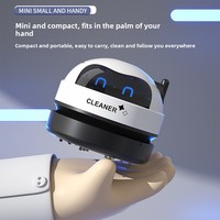 Mini Aspiradora Portátil Ligera de Mano, Recargable por USB, Batería de 500 mAh, Limpiador de Polvo para Coche, Escritorio, Teclado, Pelo de Mascotas, Hogar y Oficina