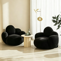 Ensemble de canapés en forme de nuage, design moderne et minimaliste, multifonctionnel pour les magasins de vêtements, les salons de beauté, les maisons d'hôtes, les appartements