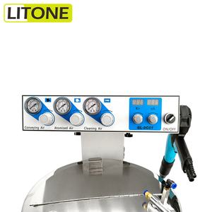 Polvere epossidica elettrostatica di poliestere rivestimento metallizzato in plastica verniciatura a spruzzo macchina per mitragliatrice a spruzzo - Product Image 4