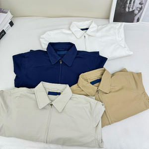 แจ็คเก็ตซิปสไตล์ลำลอง แบรนด์ <span class=keywords><strong>Ralph</strong></span> <span class=keywords><strong>Lauren</strong></span> สีน้ำตาลวินเทจ ปักโลโก้ คอตั้ง ดีไซน์ใหม่ - Product Image 2