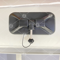 Bateau pneumatique semi-rigide sportif à coque en V profond en Hypalon PVC pour 6 personnes, idéal pour le ski nautique