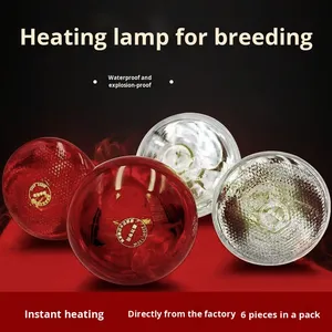 6-pack Thickened Waterproof Explosion-proof Infrared Breeding Heating Bulbs for Piglet <strong>Warming</strong> <strong>Lamps</strong> - Product Image 3