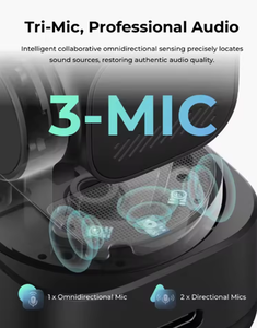 Caméra web PTZ <span class=keywords><strong>OBSBOT</strong></span> <span class=keywords><strong>Tiny</strong></span> 3 populaire avec suivi IA à distance, audio spatial IA, 4K, 120FPS, CMOS 1/2 pouce et commande vocale - Product Image 2