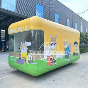 Camion de nourriture vert personnalisable pour les restaurants de rue en plein air Restauration rapide Remorque de camion de nourriture dédiée aux restaurants - Product Image 1