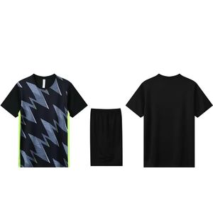 Snel drogend, ademend, vocht afvoerend, 100% polyester, op maat bedrukt marathonpak met volledige bedrukking, unisex, zomer sport hardloopkleding - Product Image 4