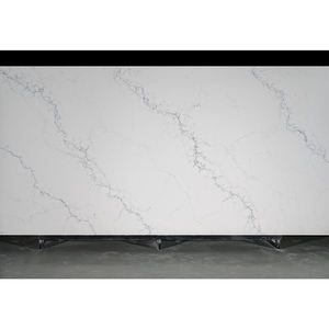 Losas de Cuarzo Artificial Pulido Carrara Blanco 3200x1600 con Superficie Pulida, Tipo Mármol Natural, para Encimeras - Product Image 1