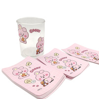 Pegatinas Estéticas Kawaii para Vasos - Calcomanías de Vinilo Impermeables para Botellas de Agua, Fundas de Teléfono y Papelería Personalizada