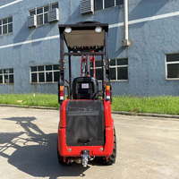 Pengiriman Gratis Mini Skid Steer Loader Murah Diesel EPA/EURO 5 Mini Steer Loader Gaya Penggerak Crawler Mini Wheel Loader