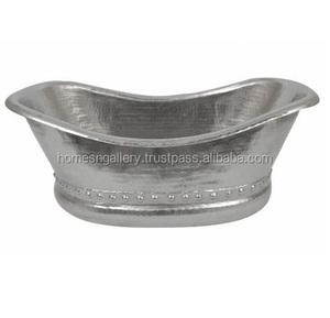 Hermosa bañera hecha a mano de cobre puro, decoración de nuevo diseño de Metal de cobre, bañera elegante estándar de la mejor calidad, baño independiente - Product Image 2