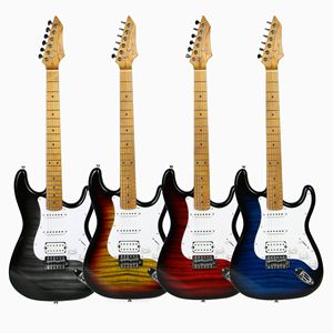 Guitare électrique professionnelle Deviser L-G2S-&1, manche en érable torréfié, finition brillante, entièrement fermée, cutaway, 6 cordes - Product Image 1