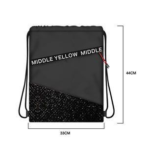 Mochila de Gimnasio Resistente de Fábrica para Hombre y Mujer, Ligera, con Cordón, Bolsillo con Cremallera, para las Cuatro Estaciones, Color Personalizado - Product Image 2