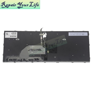 SP español con teclado de ordenador portátil retroiluminado para HP <span class=keywords><strong>ProBook</strong></span> <span class=keywords><strong>640</strong></span> <span class=keywords><strong>G5</strong></span> 645 <span class=keywords><strong>G5</strong></span> con marco plateado con trackpoint 6037B0134026 L00737-071 - Product Image 6