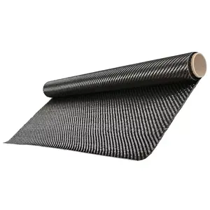 Vendita calda in cina tessuto unidirezionale in fibra di carbonio rinforzato con fibra di carbonio ad alta resistenza 12k 400g