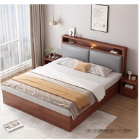 Cadre de lit tatami moderne et minimaliste sur mesure avec rangement au sol, tailles simple et double pour hôtel, approvisionnement direct usine