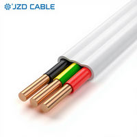 JZD SAA-Zertifiziertes TPS Flachkabel 450/750V AS/NZS5000.2 V-90 PVC-Isolierung 2C+E 3C+E Kupfer Zweiadrig & Erdungskabel Australien Verkabelung