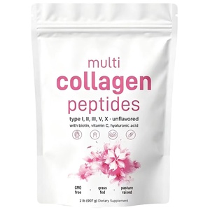 Coreal Factory Wholesale Private Label Marine Collagen Powder Beauty Skin Care Adult Packaging <b>Plastic</b> Container 24 Months <b>Shelf</b> - Product Image 1