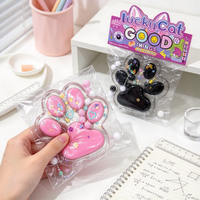 Jouet Squishy Grande Patte de Chat, Doux, à Remontée Lente, en TPR, Anti-Stress, Cadeau pour Enfants, Vente en Gros Usine, Personnalisable, Emballage PVC