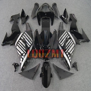 Cuerpo de inyección para <span class=keywords><strong>KAWASAKI</strong></span> NINJA <span class=keywords><strong>ZX</strong></span> <span class=keywords><strong>10</strong></span> <span class=keywords><strong>R</strong></span> 10R 1000 CC ZX10R 06 07 51No.39 ZX1000 2006 <span class=keywords><strong>2007</strong></span> OEM Kit de carenado negro plateado - Product Image 1