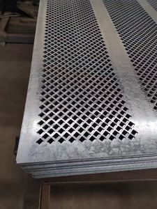 304 316 Stainless Steel Round Hole Galvanized <strong>Perforated</strong> Mesh <strong>Sheet</strong> Corrosion Resistance For Fence - Product Image 5