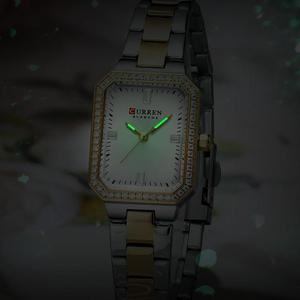 Orologio da <span class=keywords><strong>donna</strong></span> al quarzo 9102 moda CURREN Reloj Femme Luminous Hands Luxury Diamond in acciaio inossidabile cinturino impermeabile orologio da <span class=keywords><strong>donna</strong></span> - Product Image 5