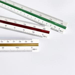 Regla de escala Tamaño triangular Regla de diseño de estudiante Regla multifuncional Triángulo - Product Image 4