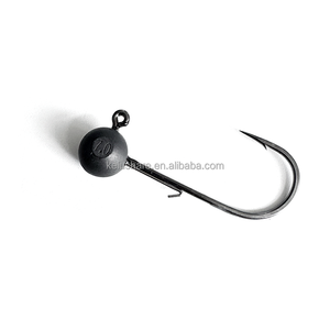 5,3G 7g Bola de tungsteno de óxido negro Jig Head Señuelo de pesca Cebo de natación Bola redonda Jig Head Accesorios de pesca Pesca de lubina - Product Image 5