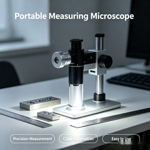Microscope de mesure portable JC-10 JC4-10 Haute précision 20X 40X Éclairage LED pour la mesure industrielle - Product Image 1