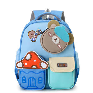 Kids Oxford 3D Cartoon <b>Backpack</b> Cute Mushroom Rabbit Bear Design Lightweight Water Resistant <b>Toddler</b> School Preschool - Product Image 3