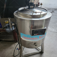 Pasteurisateur de lait multi-modèle le plus vendu de 10 à 1000 litres Pasteurisateur de jus de lait pour fabricant de yaourt.