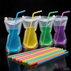 Sachet Doypack Personnalisé pour Jus, Smoothies et Gelées – Sac de Boisson en Plastique Jetable Imprimé par Gravure avec Fermeture Éclair – Sacs OEM - Product Image 4