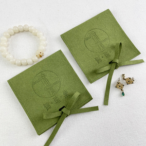 Bolsa y Caja de Embalaje para Joyería, Personalizadas con Impresión, de Microfibra, para Collares, las Más Populares en Exhibición de Joyería - Product Image 2