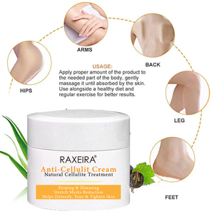 <span class=keywords><strong>Crema</strong></span> corporal hidratante y <span class=keywords><strong>Reafirmante</strong></span> de masaje anticelulítico adelgazante caliente de etiqueta privada - Product Image 4