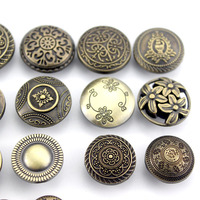 Attaches antiques boutons-pression décoratifs bouton pour portefeuille fermeture décorative bricolage projets d'artisanat en cuir décoration de couture