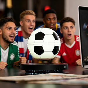 Lámpara de Noche con Forma de Balón de Fútbol Flotante, Lámpara de Escritorio Levitante, Decoración Moderna para el Hogar, Regalo para Aficionados al Fútbol - Product Image 1