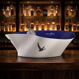 4 Bottles Ice Bucket Double Wall for Bar KTV and Party, Custom Logo - Product Image 6