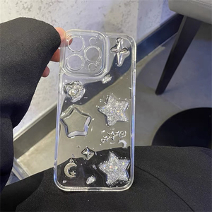 Étui de téléphone portable pour femme en style coréen anti-chute entièrement enveloppé de paillettes transparentes pour <span class=keywords><strong>iPhone</strong></span> <span class=keywords><strong>14</strong></span> 17 <span class=keywords><strong>Pro</strong></span> <span class=keywords><strong>Max</strong></span> 16 13 12 11 - Product Image 6