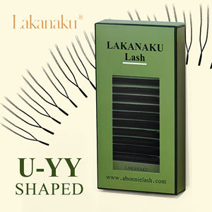 LAKANAKU Fibra Tecnologica 07 <span class=keywords><strong>Bouquet</strong></span> Pré-fait Extension de <span class=keywords><strong>Cils</strong></span> 5D W Volume Brésilien Y Lash Extensions de <span class=keywords><strong>Cils</strong></span> - Product Image 3